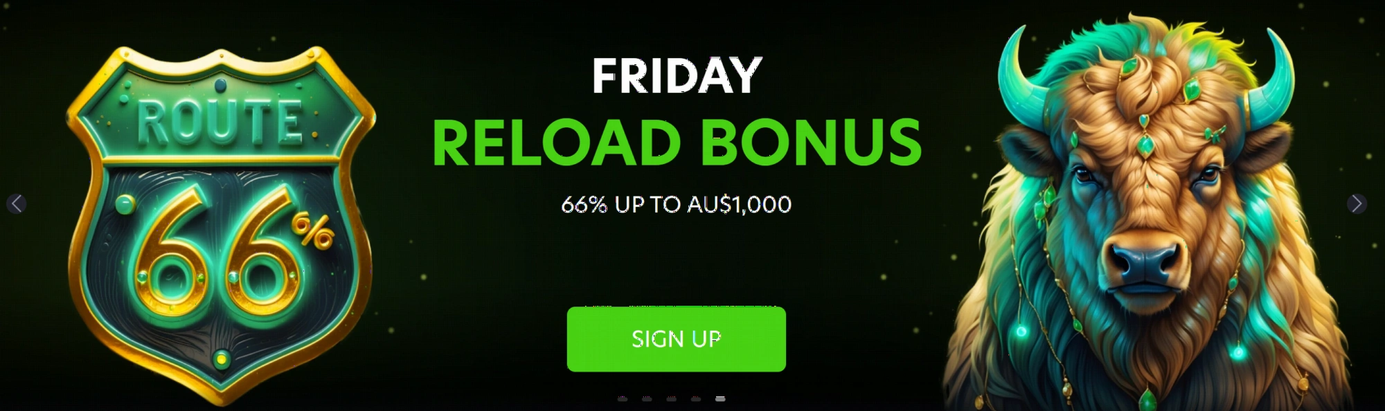 NeoSpin Friday reload bonus 66% up to $1000